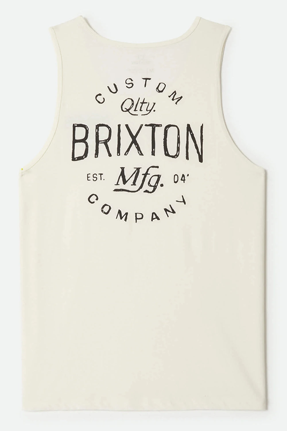 Brixton Men's Fremont Tank Top - Off White - Sun Diego Boardshop