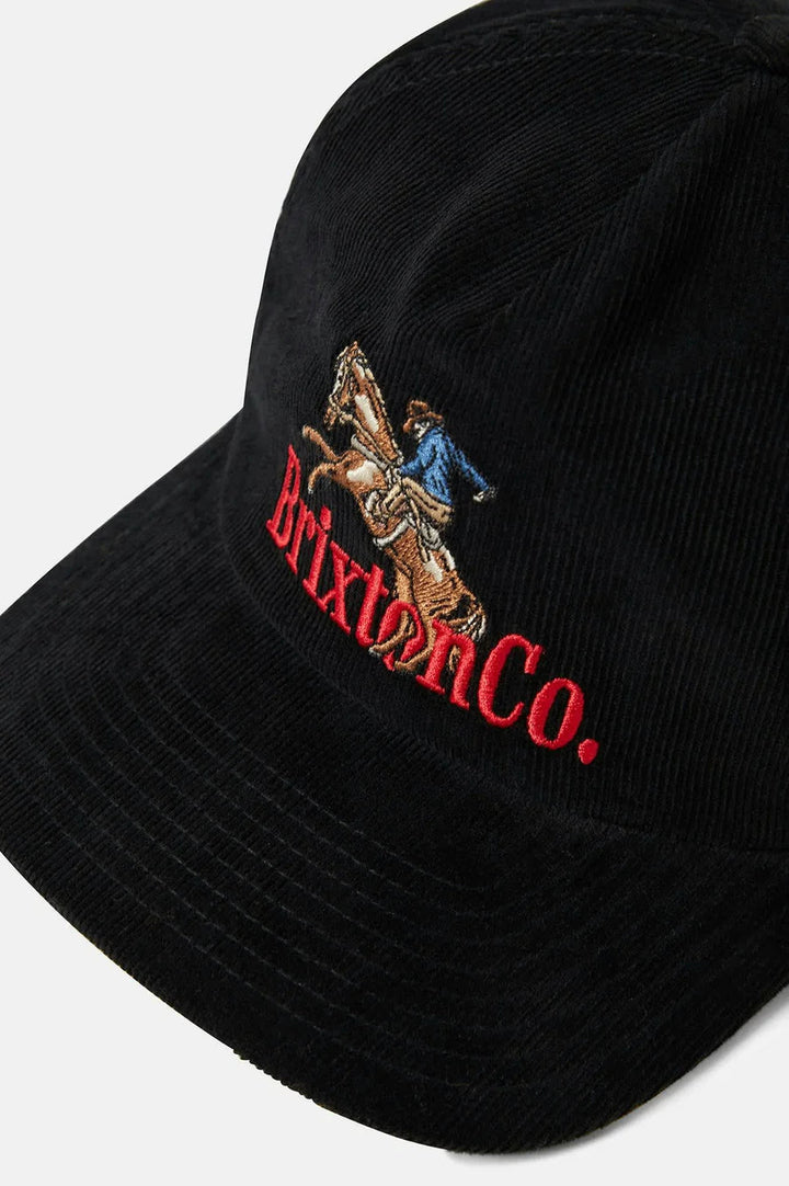 Brixton Inwood Snapback Hat - Black