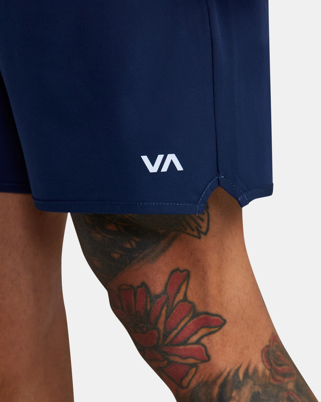 RVCA Yogger Stretch Athletic Shorts 17" - Midnight (Logo)