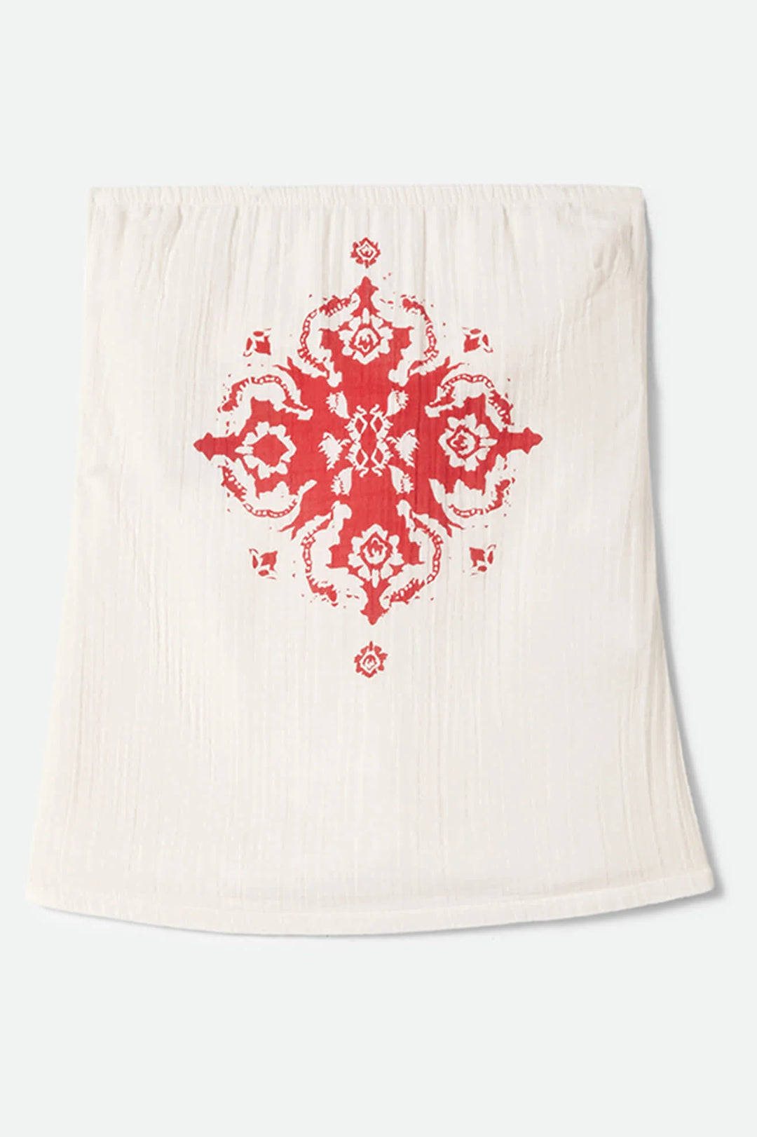 Brixton Women's The Lola Tube Top - Off White/Robust Red - Sun Diego Boardshop