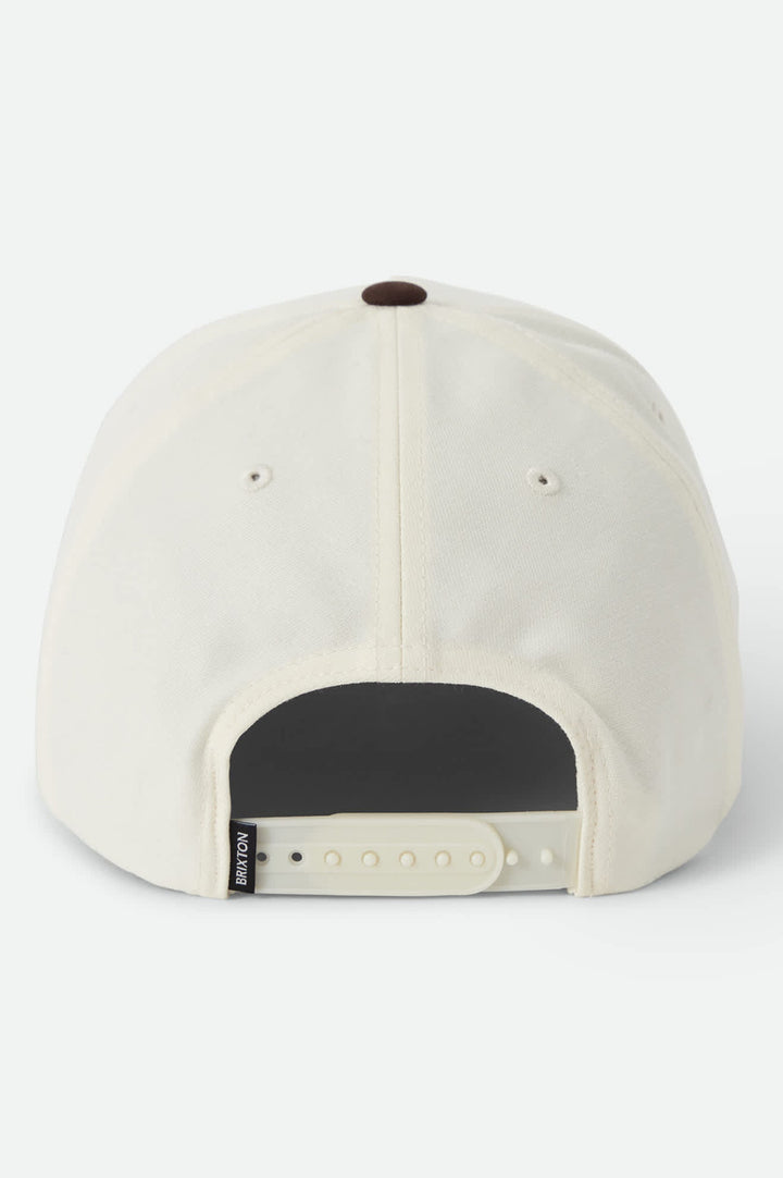 Brixton Forget The Cowboy Netplus Snapback - Chocolate/Off White - Sun Diego Boardshop
