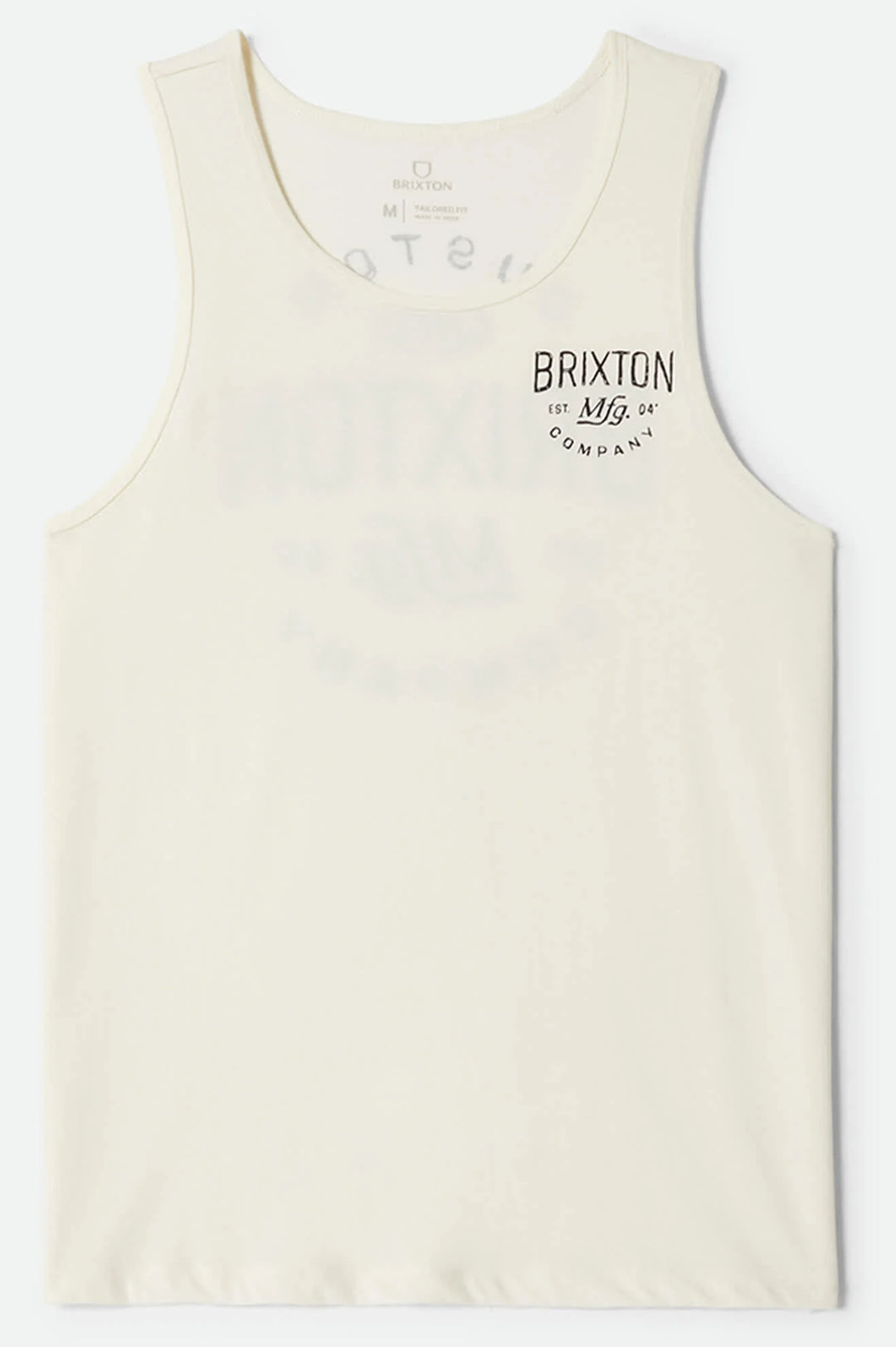 Brixton Men's Fremont Tank Top - Off White - Sun Diego Boardshop