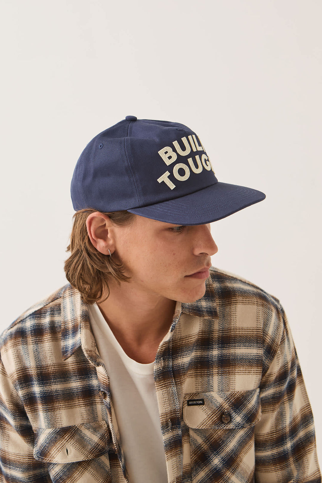 Brixton Men's Ford Built Tough Snapback - American Navy - Sun Diego Boardshop