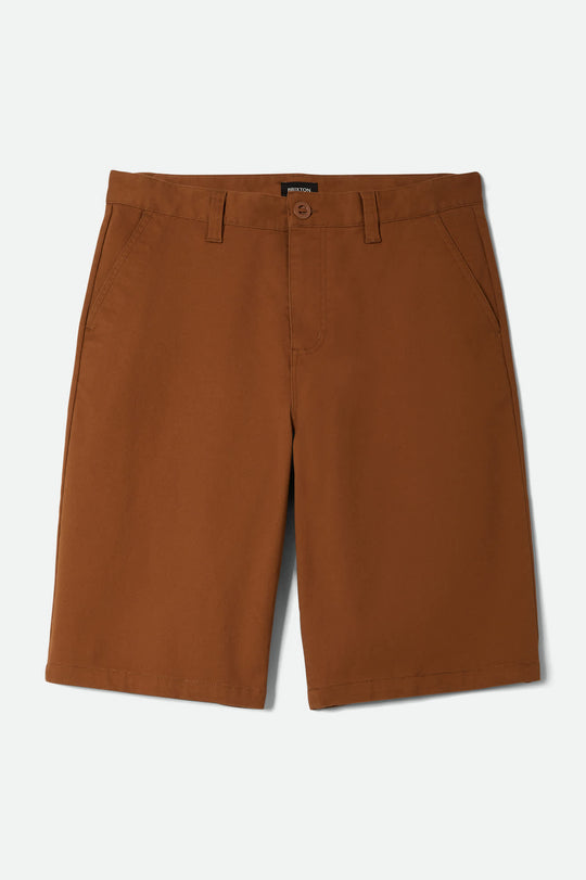 Brixton Choice Chino Baggy Short - Washed Copper - Sun Diego Boardshop