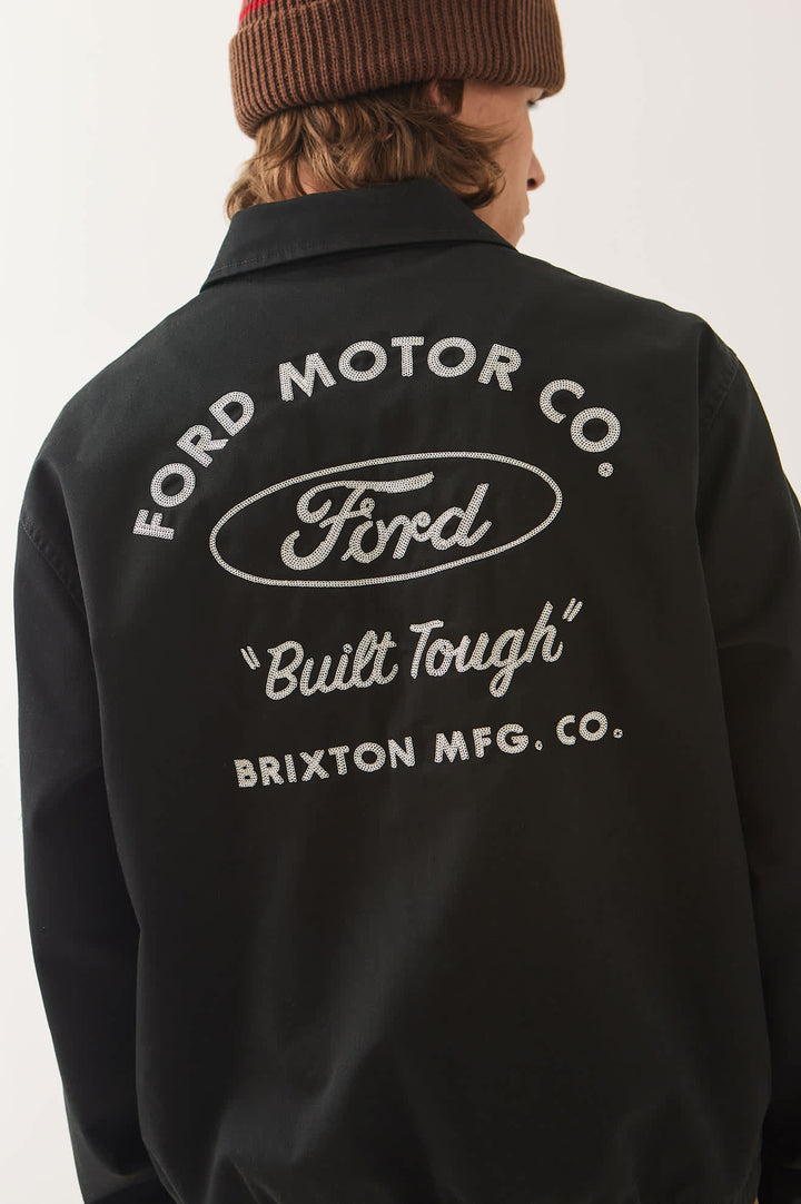 Brixton Men's Ford Built Tough Harrington Jacket - Burnt Rubber - Sun Diego Boardshop