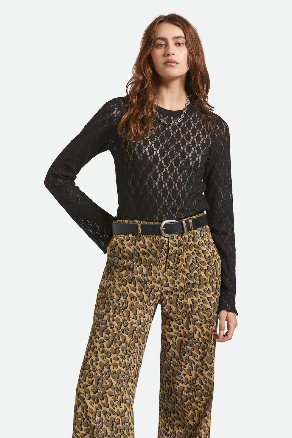 Brixton Dolly Slim Knit T-Shirt - Black - Sun Diego Boardshop