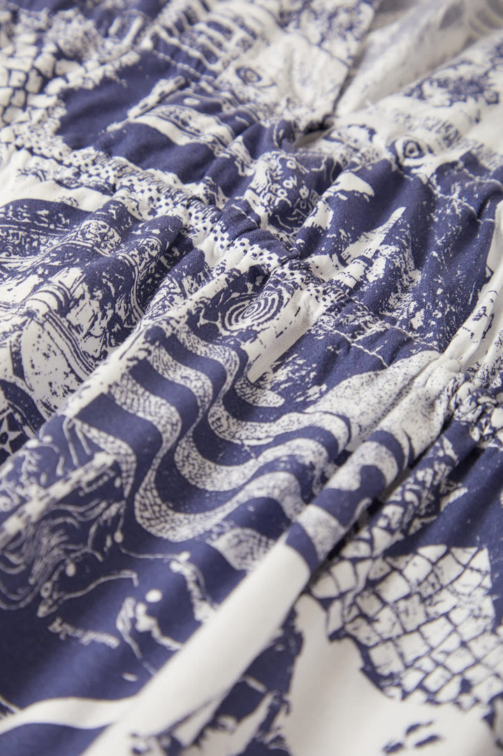 Brixton Women's The Bells Dress - Navy/White Collage - Sun Diego Boardshop