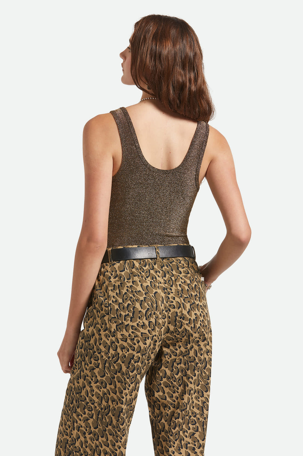 Brixton Off Duty A-Tank - Gold Metallic - Sun Diego Boardshop
