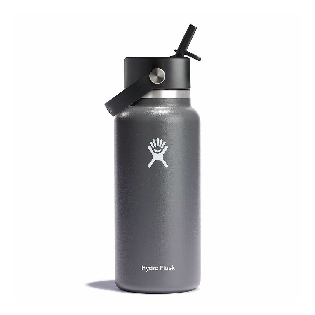 Hydro Flask 32 oz Wide Mouth with Flex Straw Cap - STONE - Sun Diego Boardshop