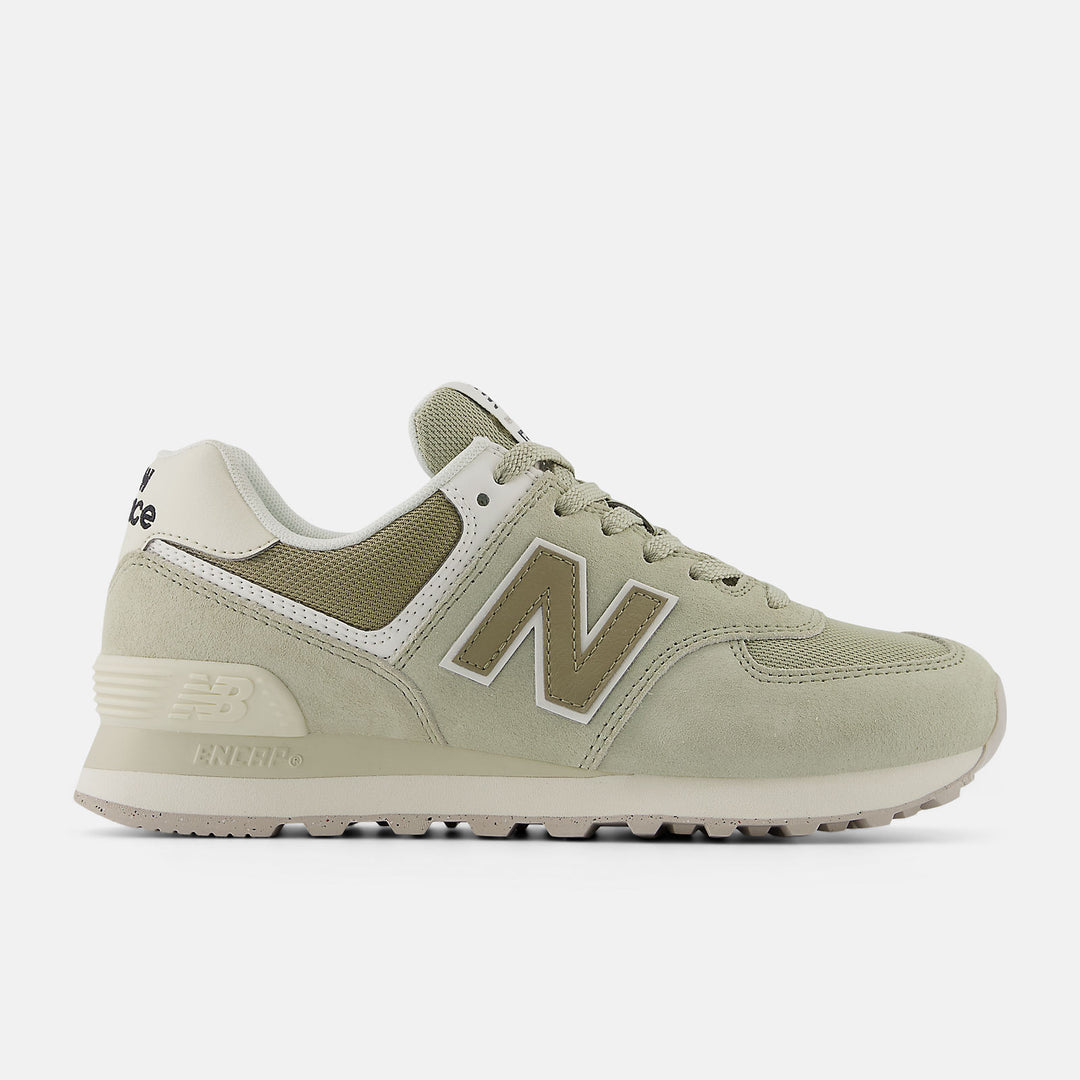 New Balance 574 Shoe - OLIVINE DARK STONEWARE TURTLEDOVE - Sun Diego Boardshop