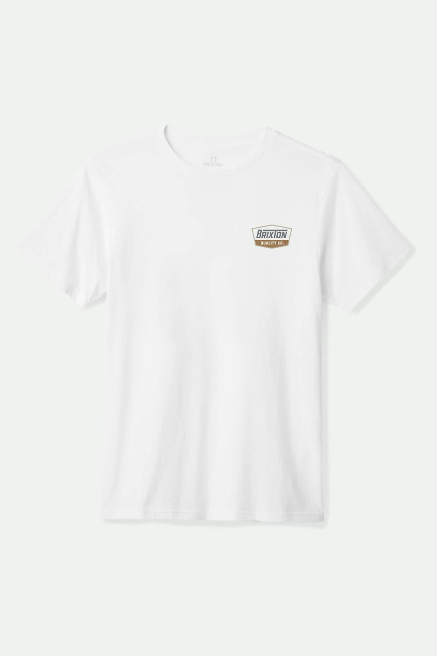 Brixton Regal S/S Standard T-Shirt - WHITE/CHARCOAL - Sun Diego Boardshop