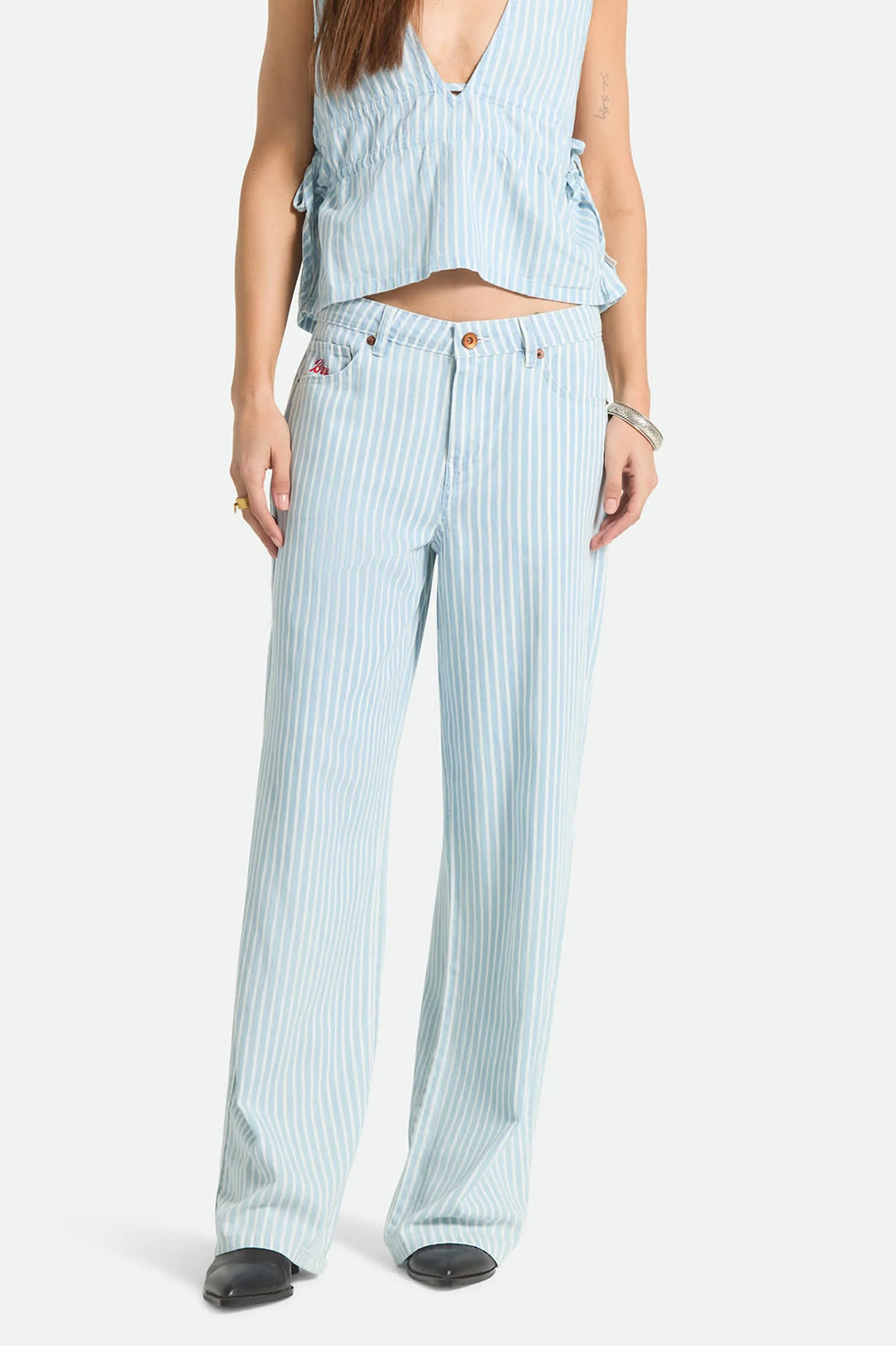 Brixton Women's The Chloe 5-Pocket Pant - Two Boot Stripe - Sun Diego Boardshop