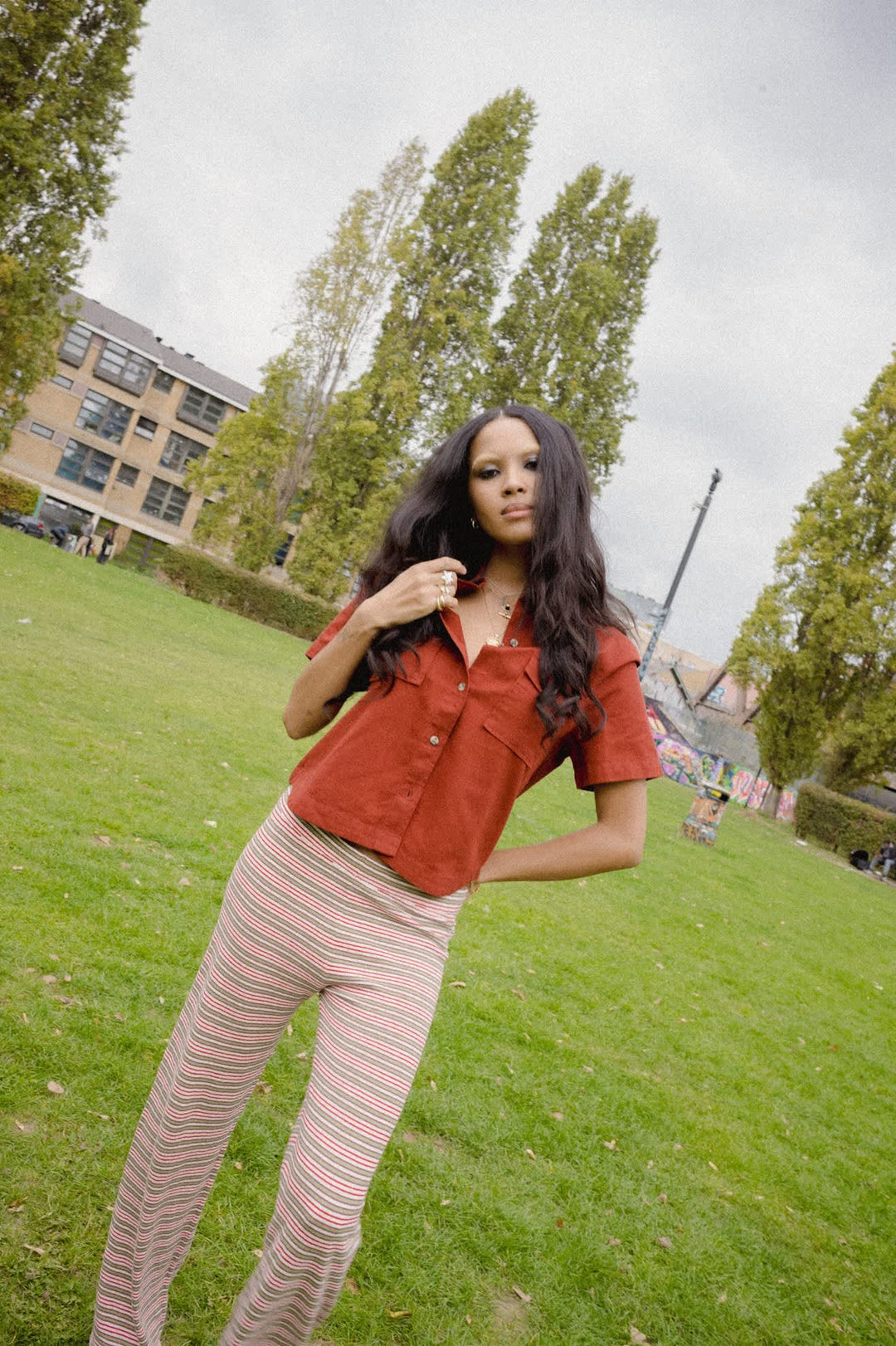 Brixton Women's Mechanics Shirt - Dark Brick - Sun Diego Boardshop