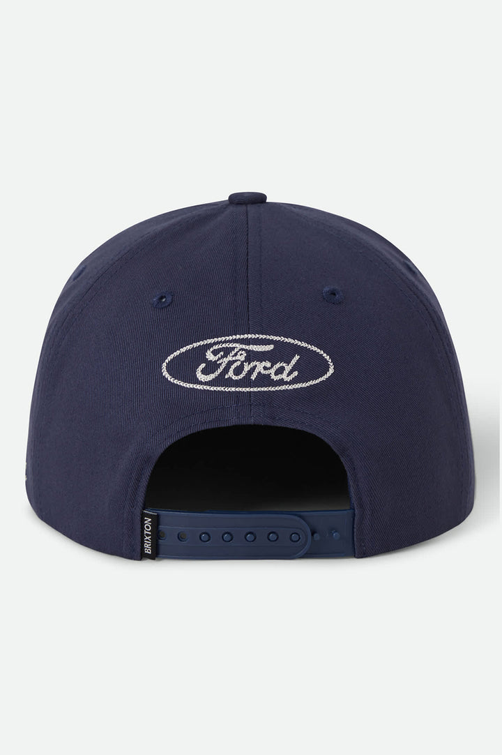 Brixton Men's Ford Built Tough Snapback - American Navy - Sun Diego Boardshop