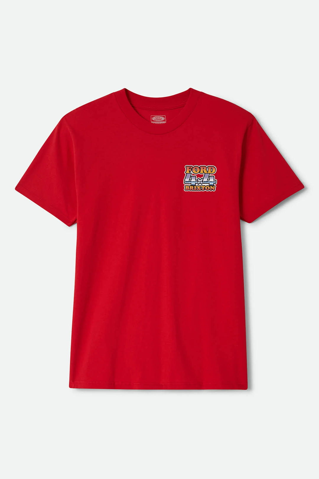 Brixton Men's Ford 4x4 Chrome T-Shirt - Rangoon Red - Sun Diego Boardshop