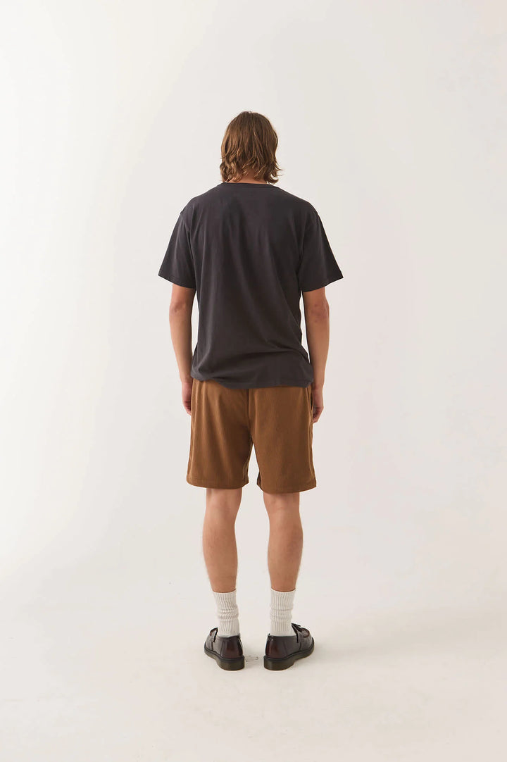 Brixton Men's Everyday Corduroy Short - Tobacco Brown - Sun Diego Boardshop