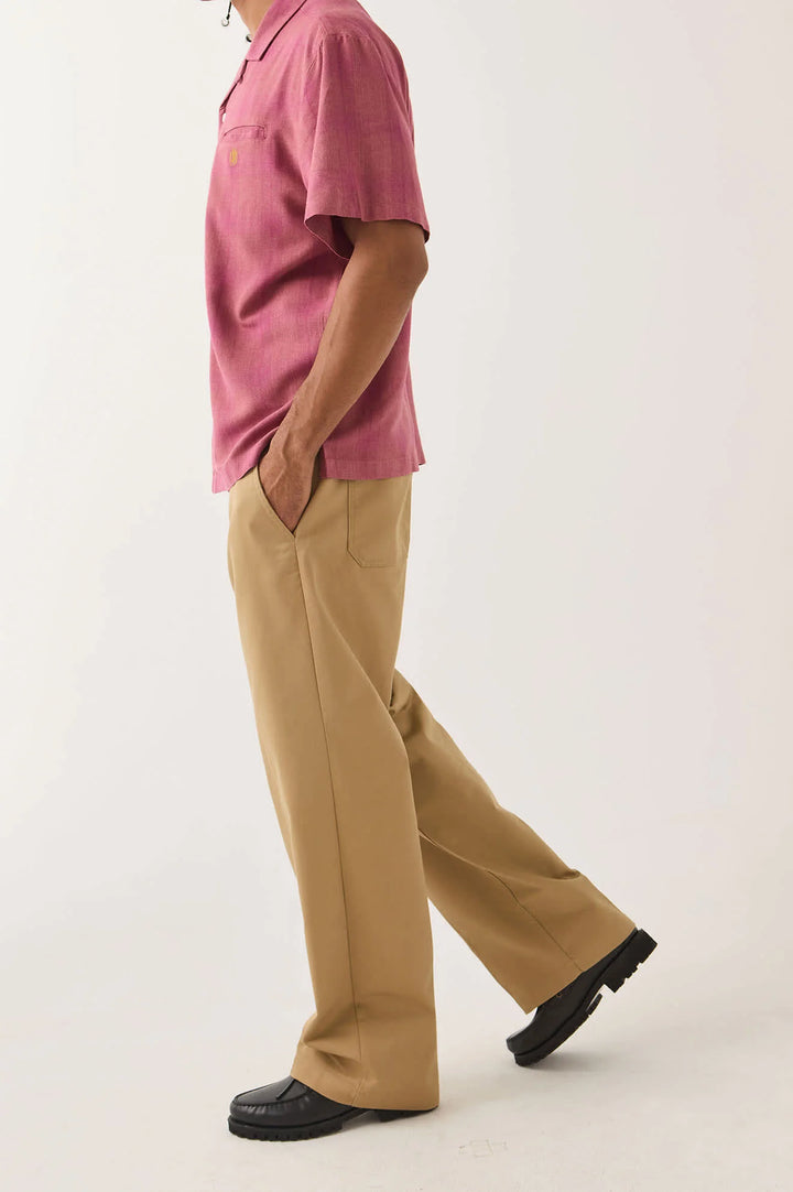 Brixton Men's Trademark Chino Pant - British Khaki - Sun Diego Boardshop