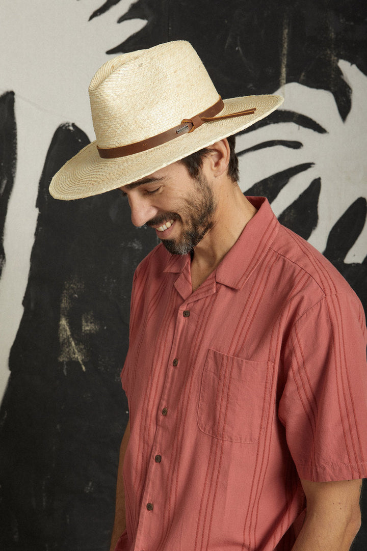 Field Proper Straw Hat - Natural/Brown - Sun Diego Boardshop