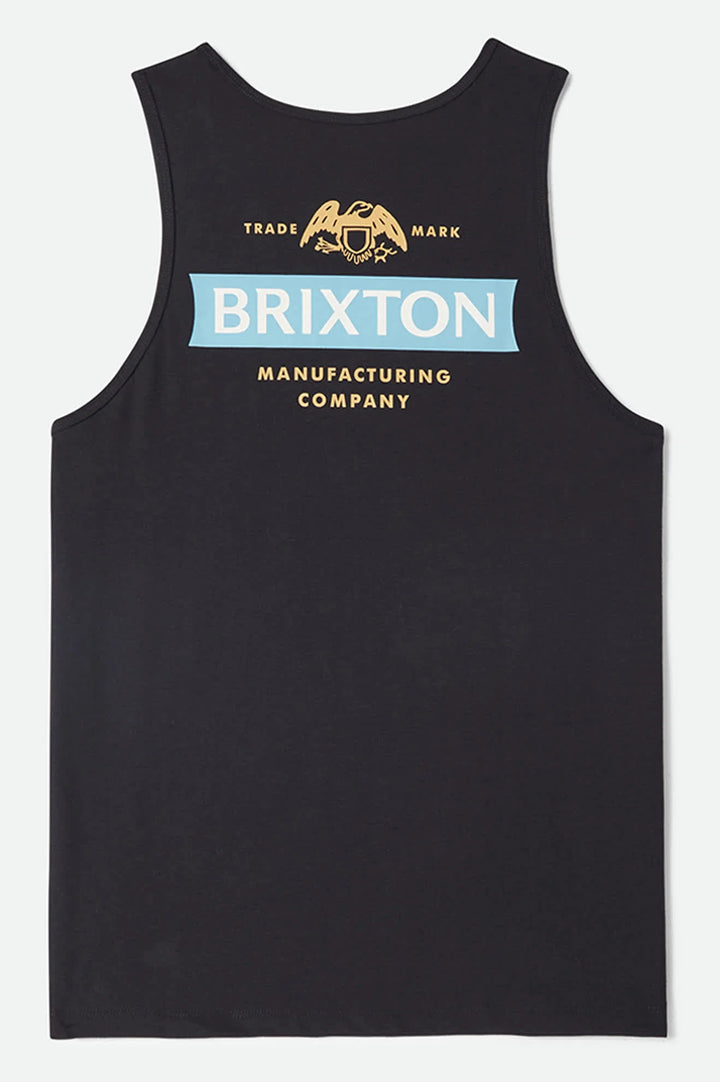 Brixton Men's Pinnacle Tank Top - Black - Sun Diego Boardshop