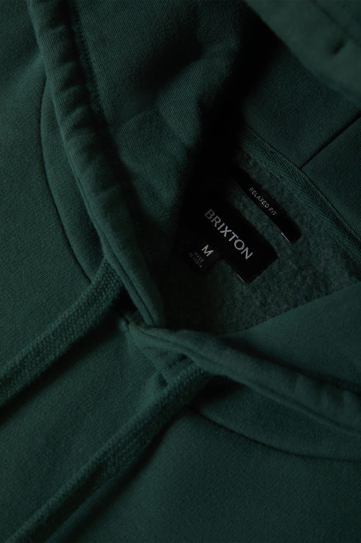 Brixton Predator Relaxed Hoodie - Primal Green Worn Wash - Sun Diego Boardshop