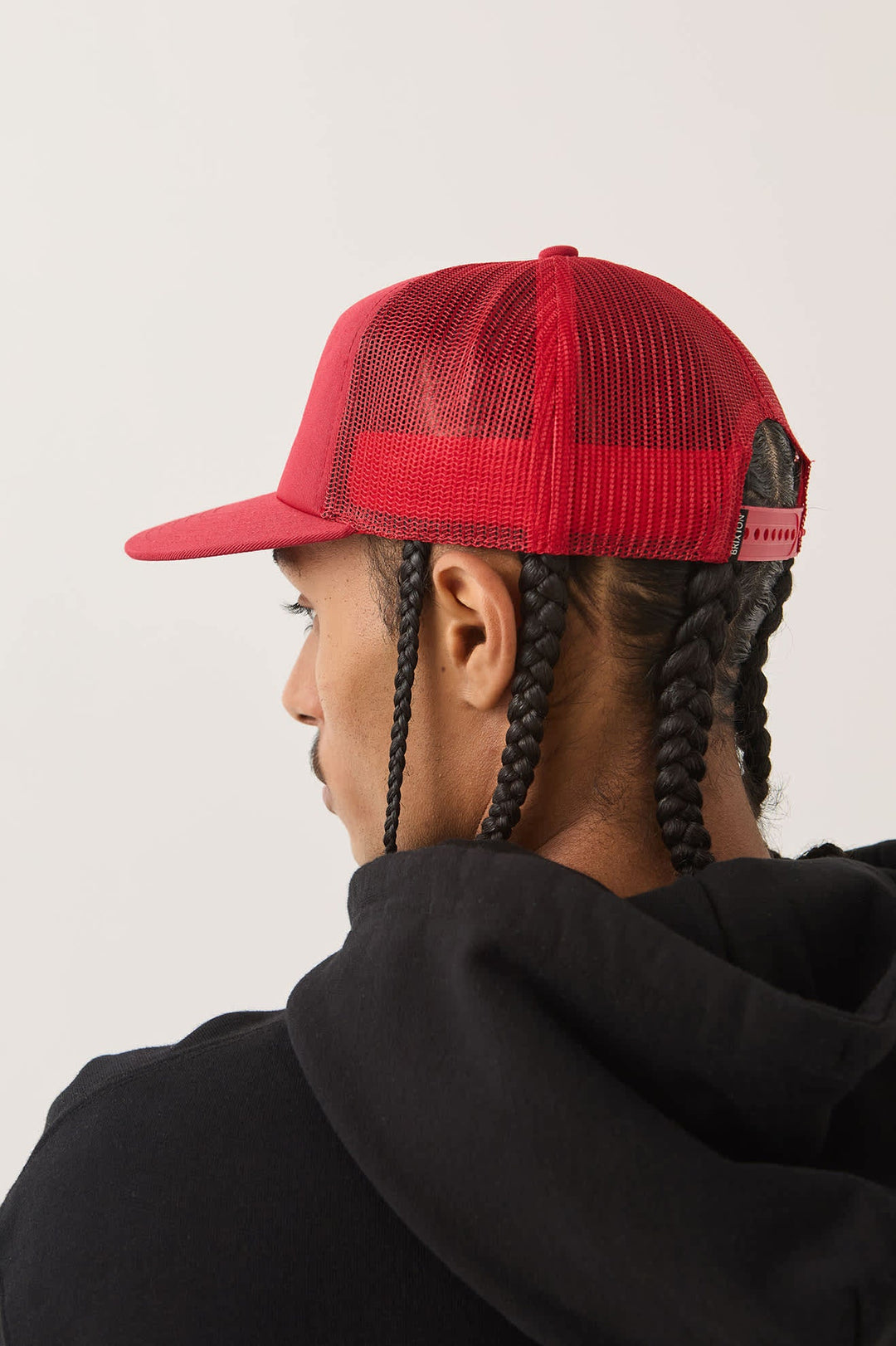 Brixton Men's Ford 4x4 Chrome Trucker Hat - Rangoon Red - Sun Diego Boardshop