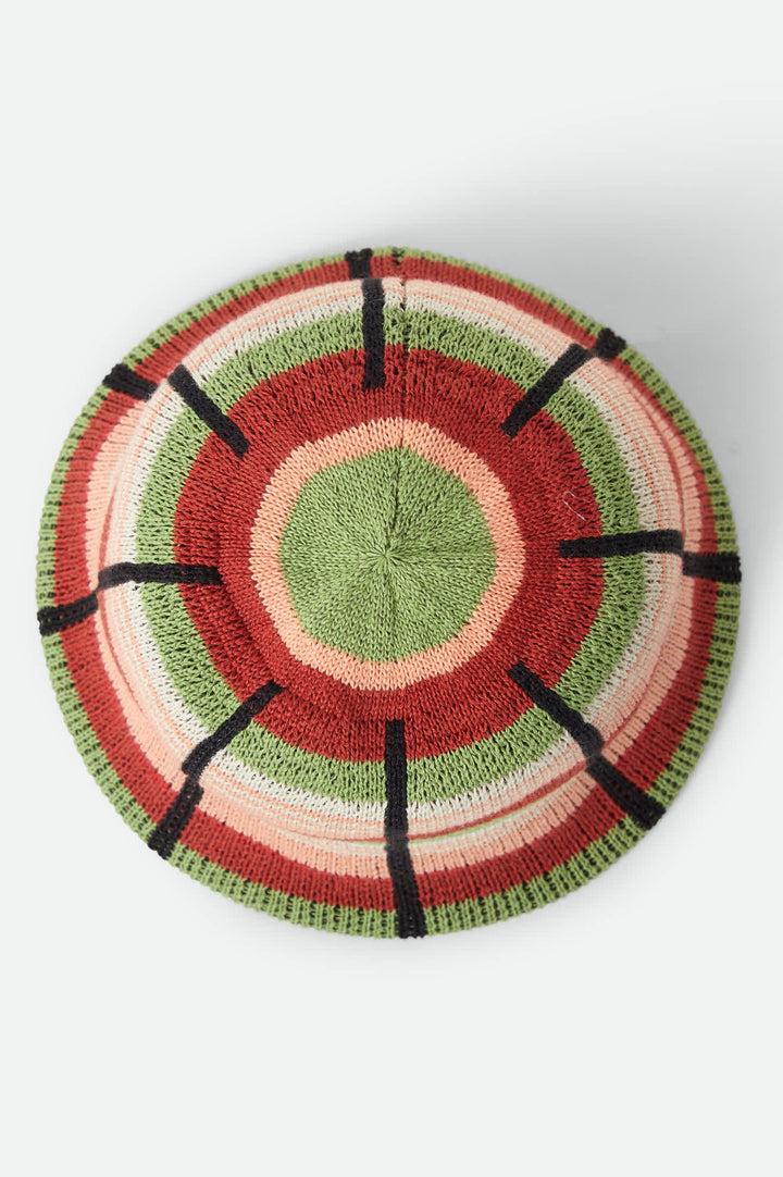Brixton Women's Redding Knit Packable Hat - Peach Cobbler Multi Stripe - Sun Diego Boardshop