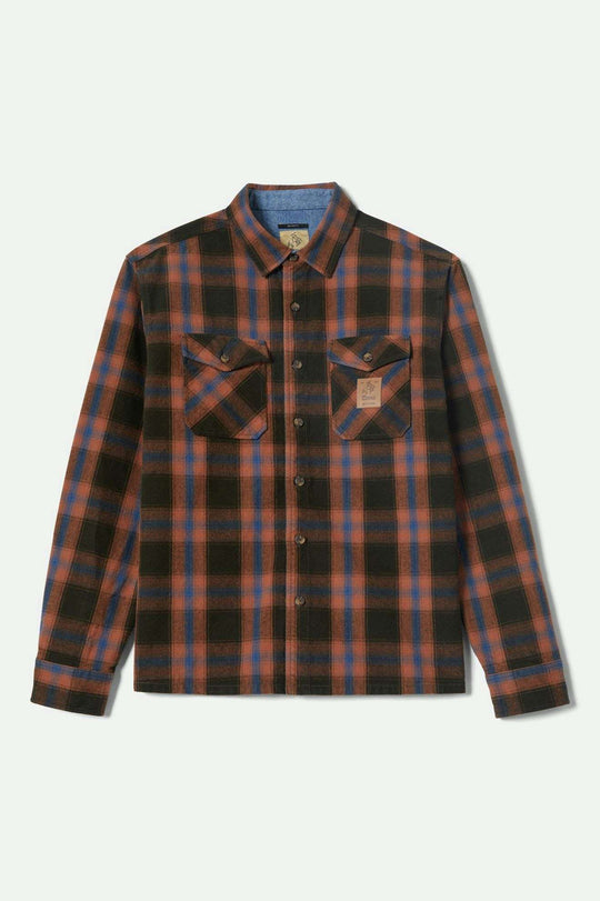 Brixton Coors Colt L/S Flannel - BLACK/BROWN - Sun Diego Boardshop