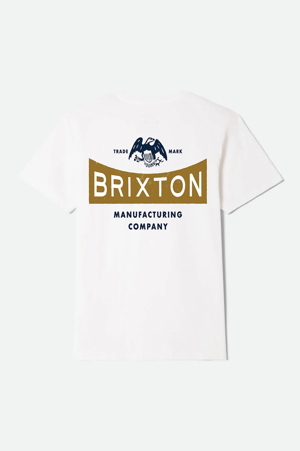 Brixton Men's Pinnacle Short Sleeve Standard T-Shirt - White - Sun Diego Boardshop