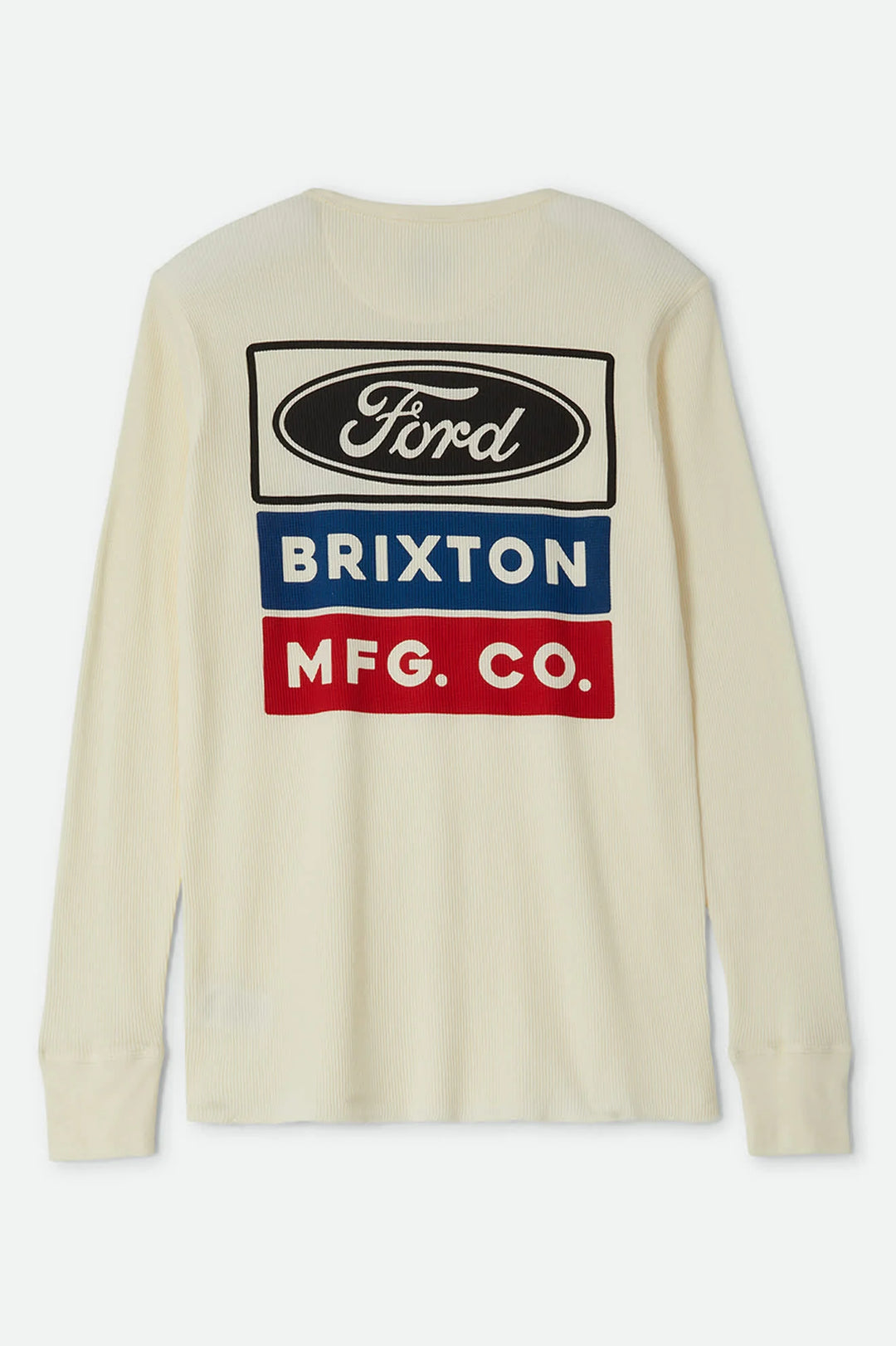 Brixton Men's Ford Service Dept Waffle T-Shirt - Wimbledon White - Sun Diego Boardshop