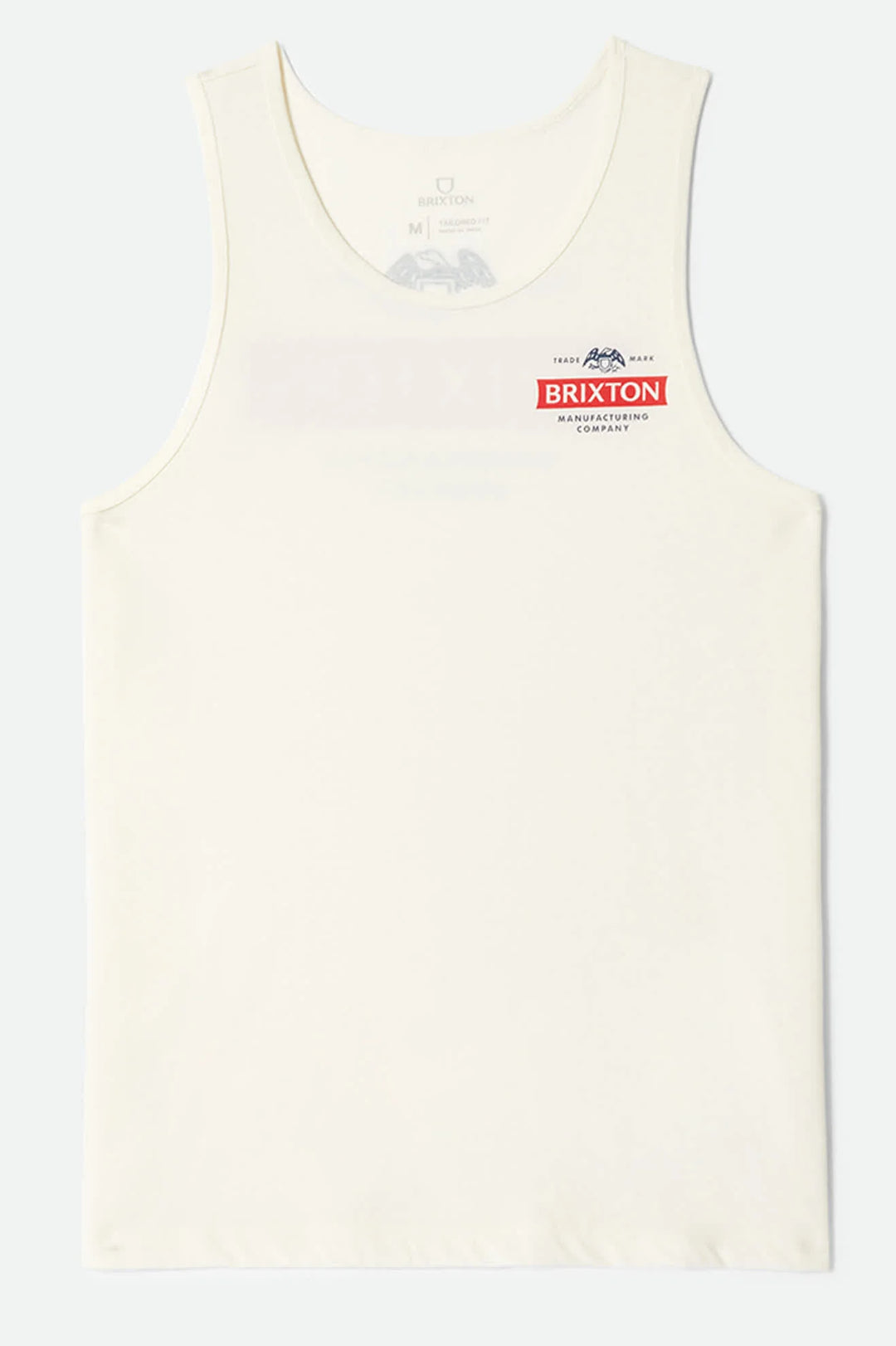 Brixton Men's Pinnacle Tank Top - Off White - Sun Diego Boardshop