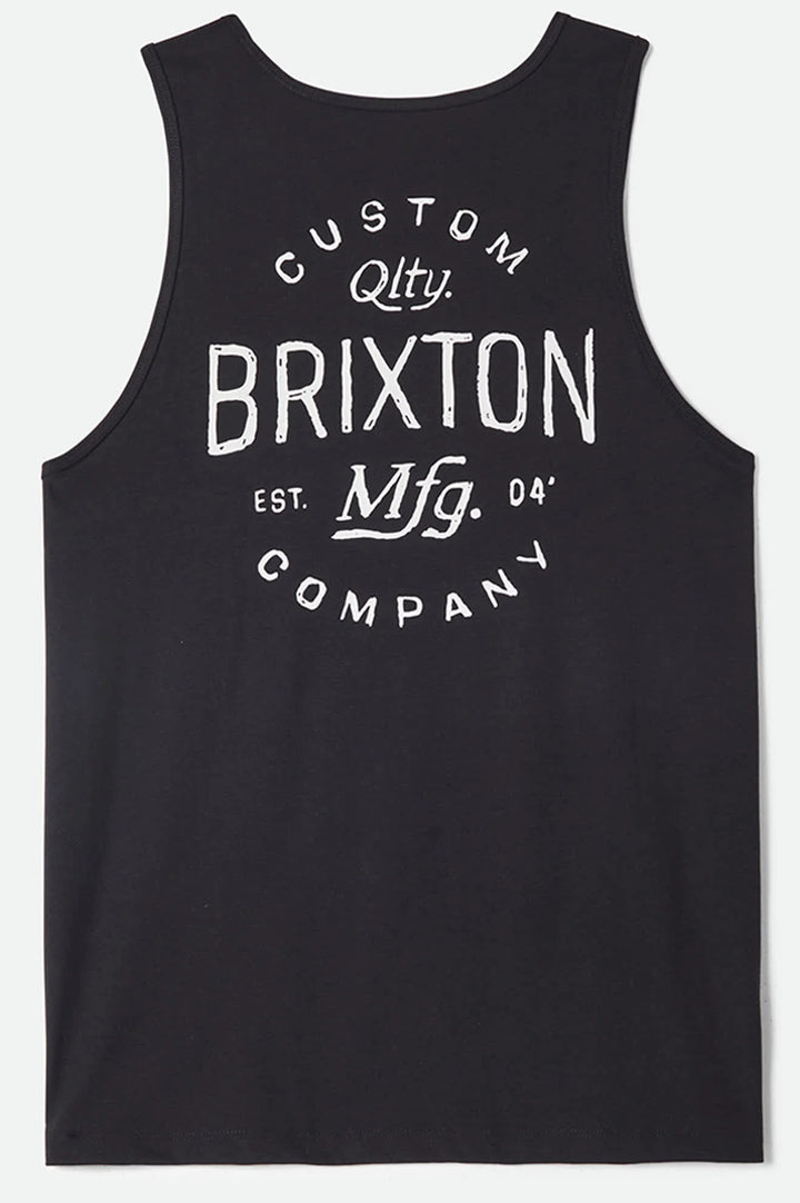 Brixton Men's Fremont Tank Top - Black - Sun Diego Boardshop