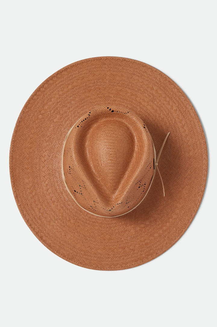 Brixton Women's Porto Straw Fedora - Italian Clay - Sun Diego Boardshop
