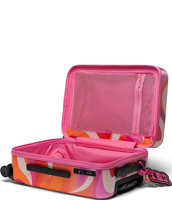 Herschel Supply Co x Jade Purple Brown Butterfly Swirl Day Spinner Suitcase - Butterfly Swirl Day - Sun Diego Boardshop