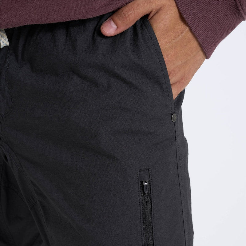 Vuori Ripstop Pant - Charcoal - Pocket detail front