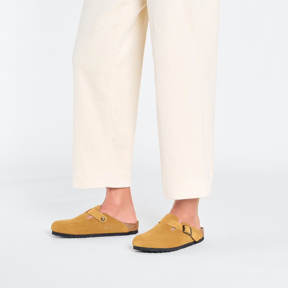 Birkenstock Boston Suede Embossed - Cork Brown - Sun Diego Boardshop