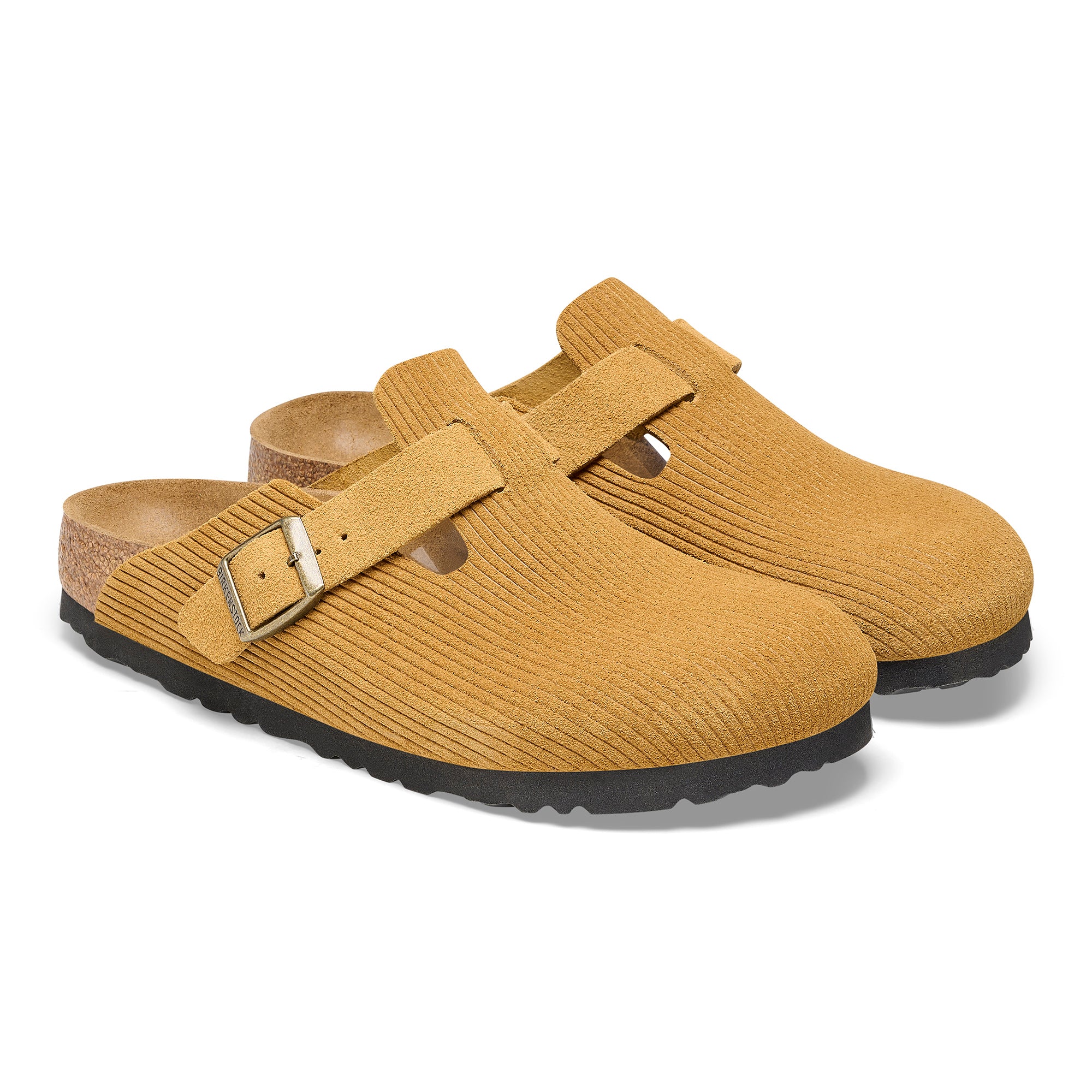 Birkenstock Boston Suede Embossed - Cork Brown | Sun Diego… – Sun