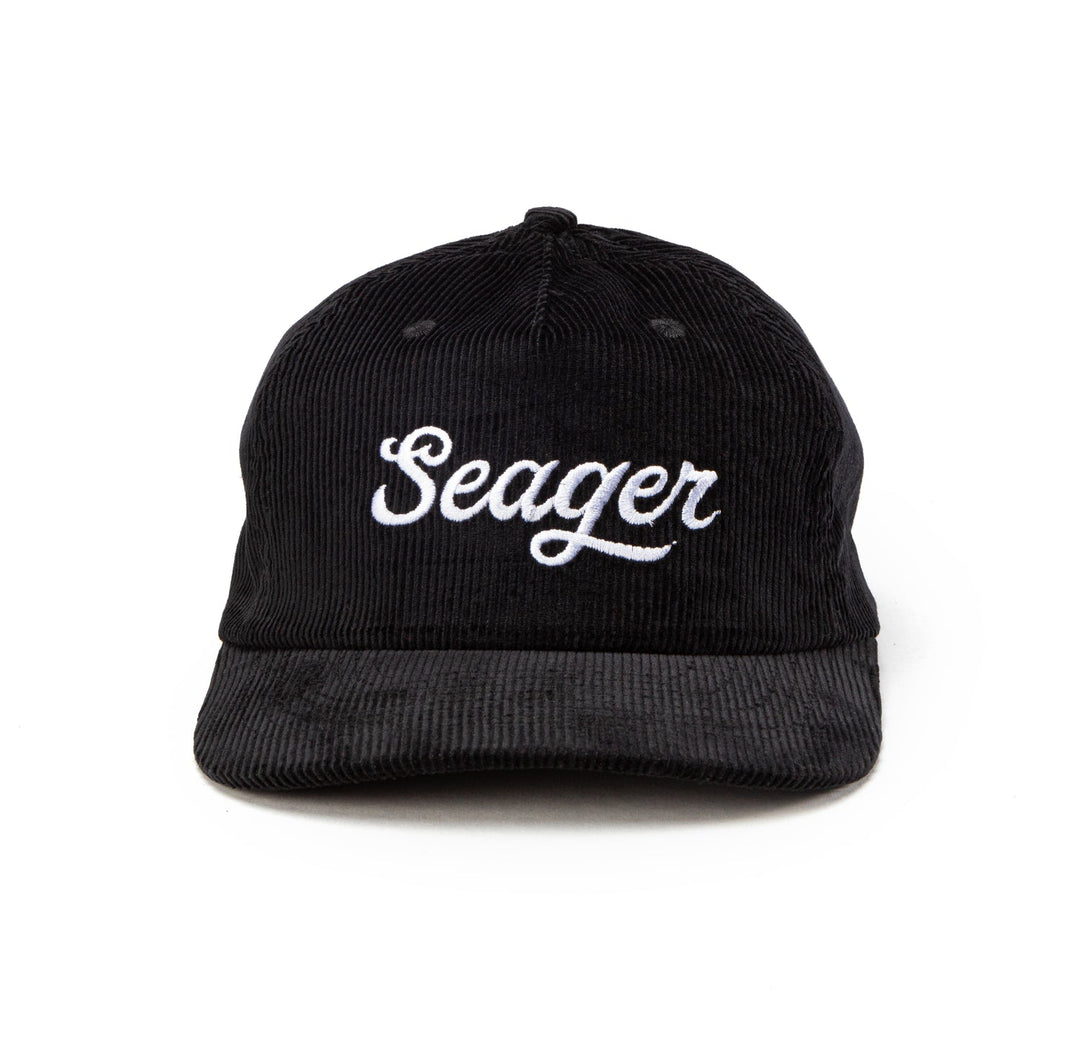 Seager Corduroy Snapback - Black - Sun Diego Boardshop