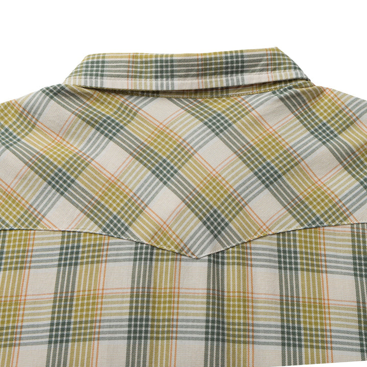 Seager Amarillo Short Sleeve Shirt - Olive - Sun Diego Boardshop