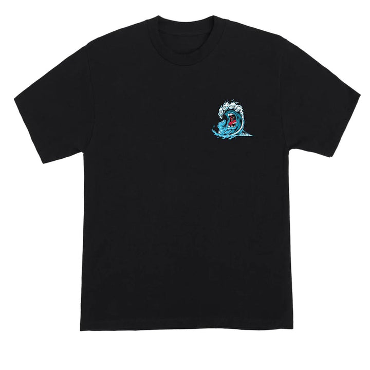 Santa Cruz Screaming Wave T-Shirt - Black - Sun Diego Boardshop
