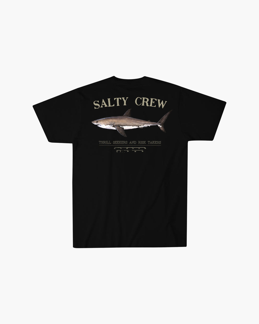 Salty Crew Bruce S/S Premium Tee - Black (Back Detail)