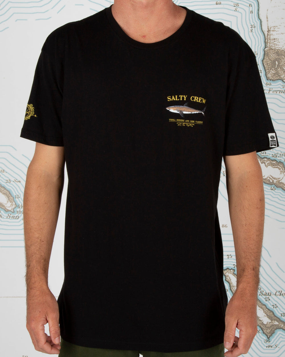 Salty Crew Bruce S/S Premium Tee - Black - Sun Diego Boardshop