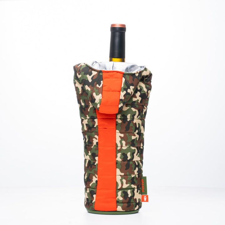 Puffin The Caddy - Woodsy Camo/Puffin Red - Back no Hood