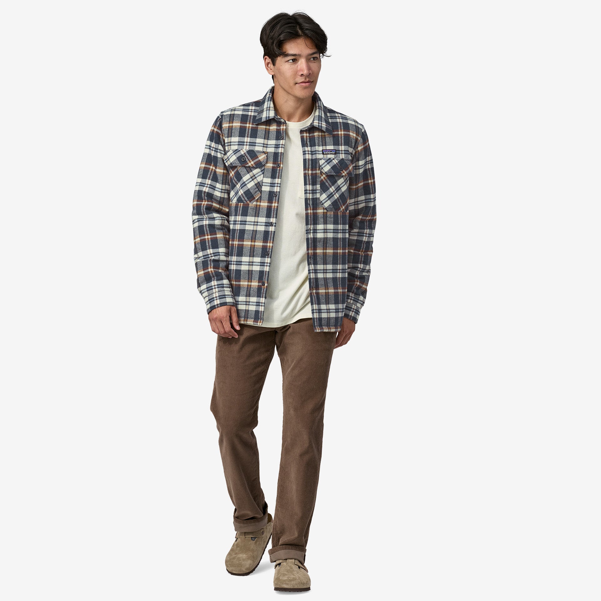 Patagonia men's insulated hot sale fjord flannel jacket