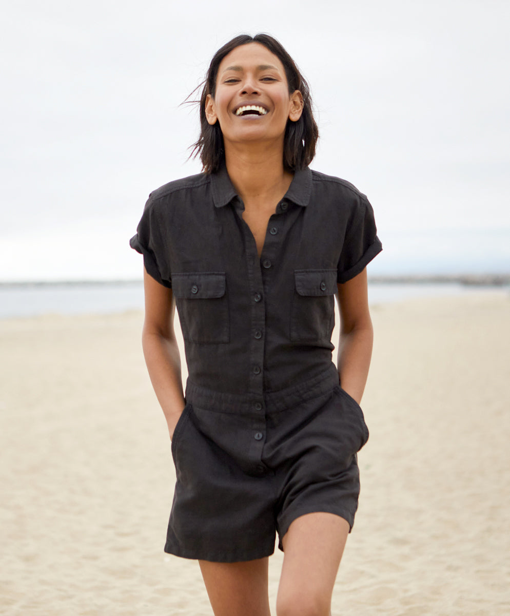 Outerknown  S.E.A. Suit Shortall - Pitch Black - Sun Diego Boardshop