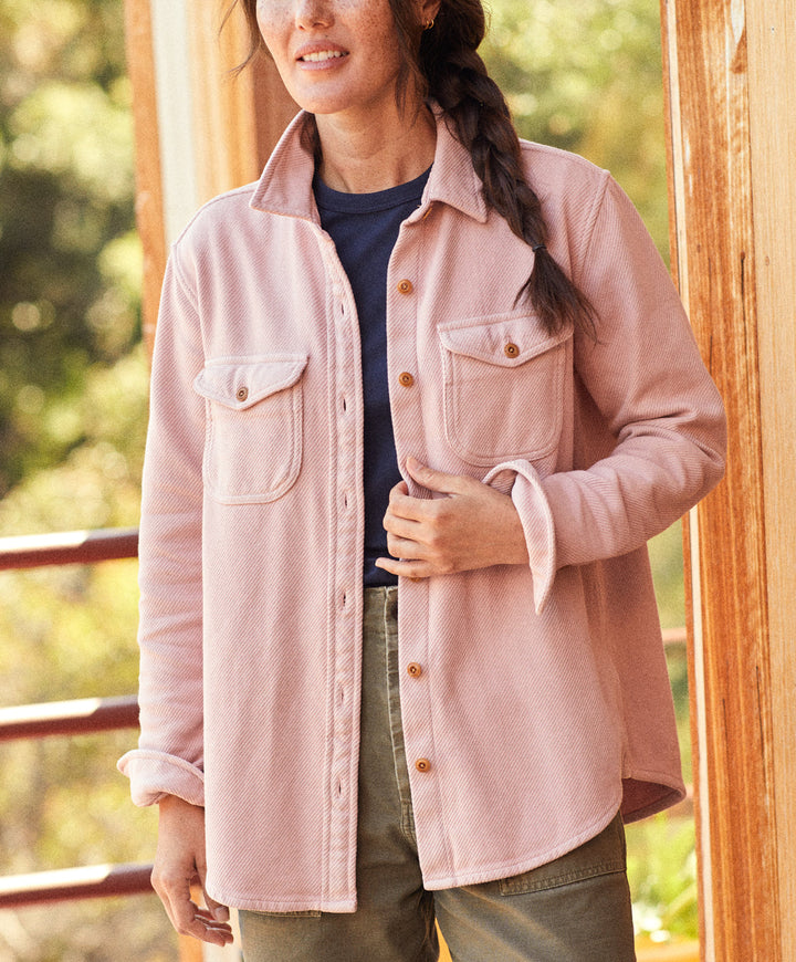 Outerknown Chroma Blanket Shirt - PINK MOMENT - Sun Diego Boardshop