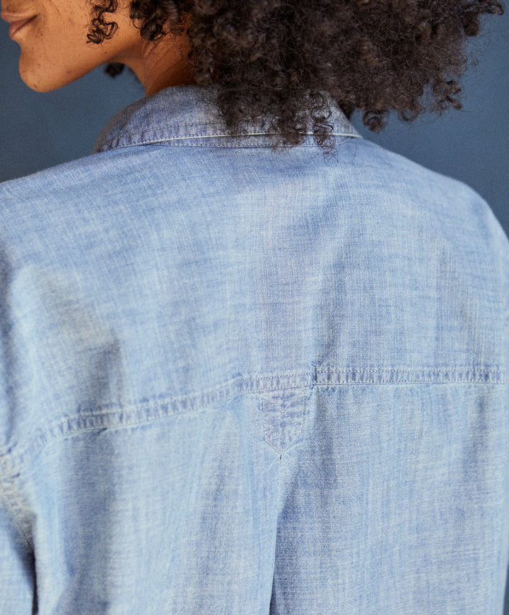 Outerknown Chambray Utility Shirt - CHAMBRAY - Sun Diego Boardshop