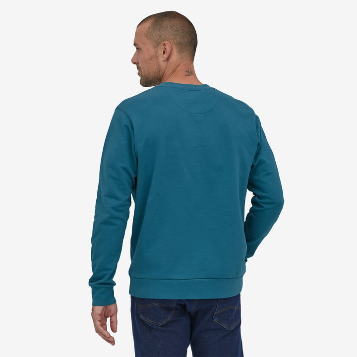 Patagonia Regenerative Organic Certified Cotton Crewneck Sweatshirt - Wavy Blue - Sun Diego Boardshop