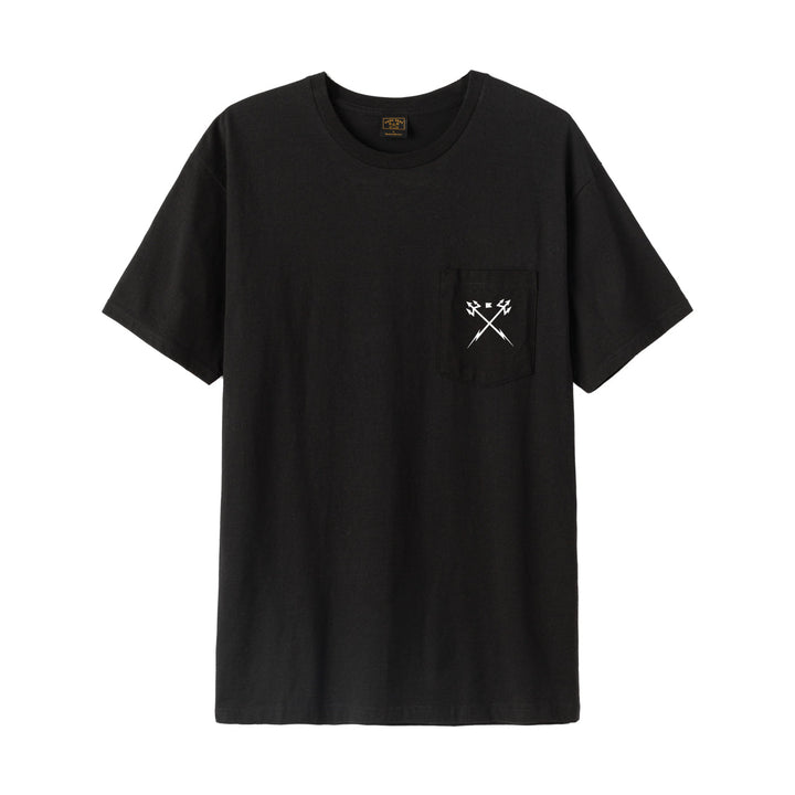 Dark Seas Authorized Basic Pocket T-Shirt - BLACK - Sun Diego Boardshop