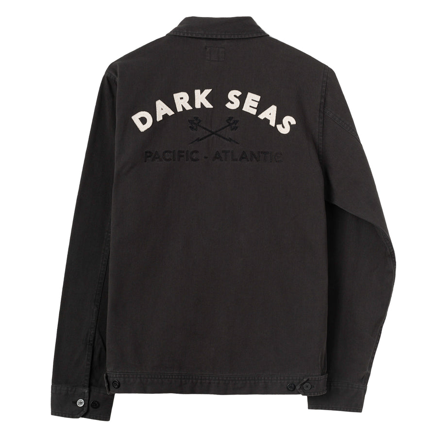 Dark Seas Teamster Pigment Jacket - Black - Sun Diego Boardshop