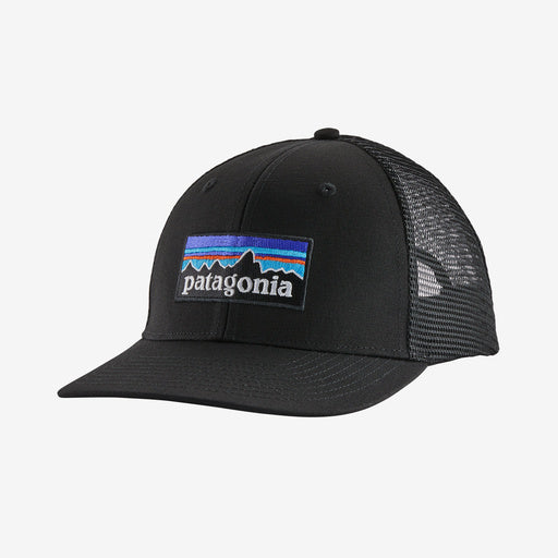 Patagonia P-6 Logo Trucker Hat - Black - Sun Diego Boardshop